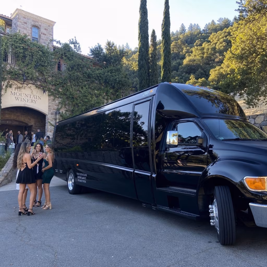 Rent a Bus to The Mountain Winery