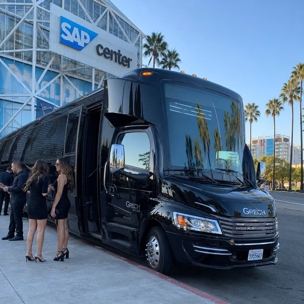 Rent a Bus to SAP Center (