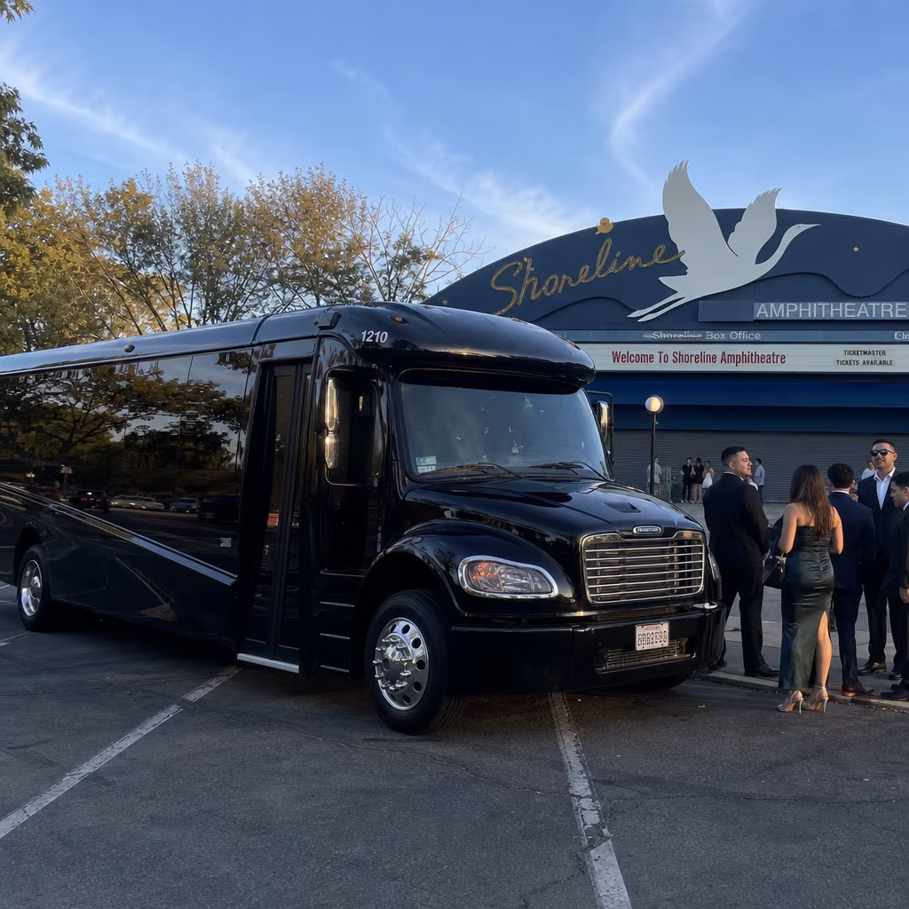 Rent a Bus to Shoreline Amphitheatre