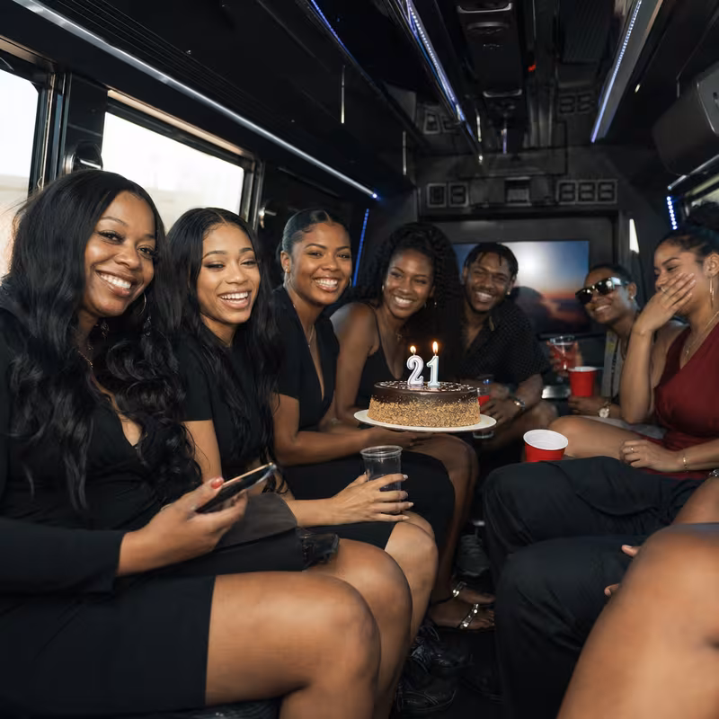 San Jose Birthday Transportation fleet vehicle