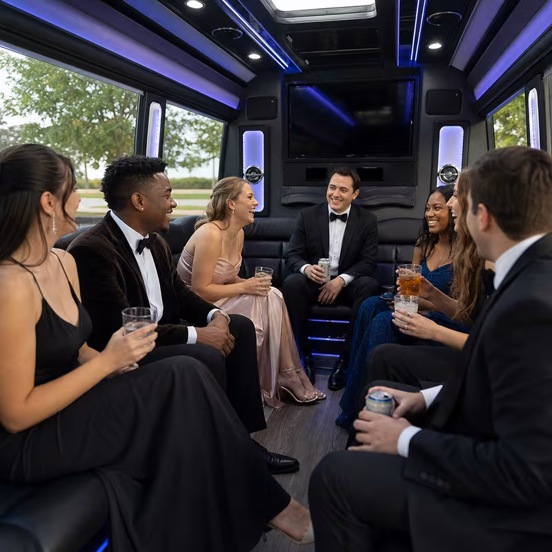 San Jose Prom & Homecoming Transportation fleet vehicle