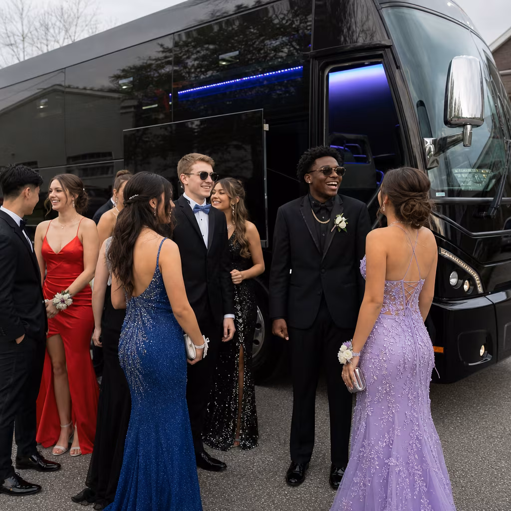 San Jose Prom Party Bus Rental