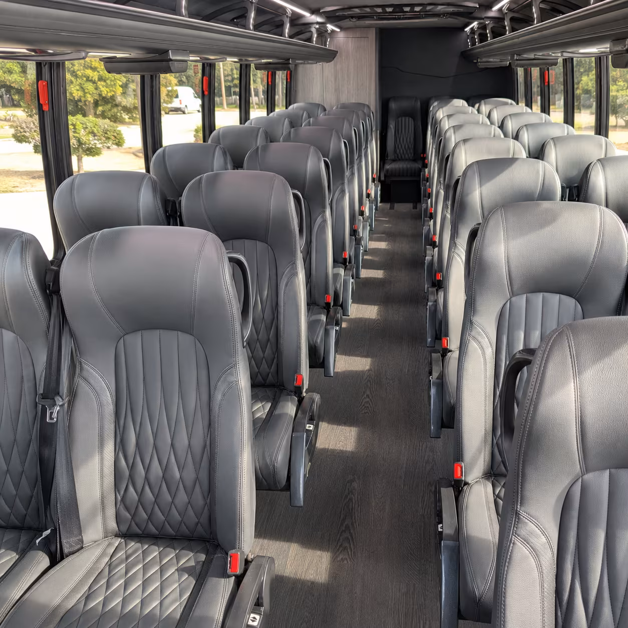San Jose Airport Shuttle & Transportation onboard seating
