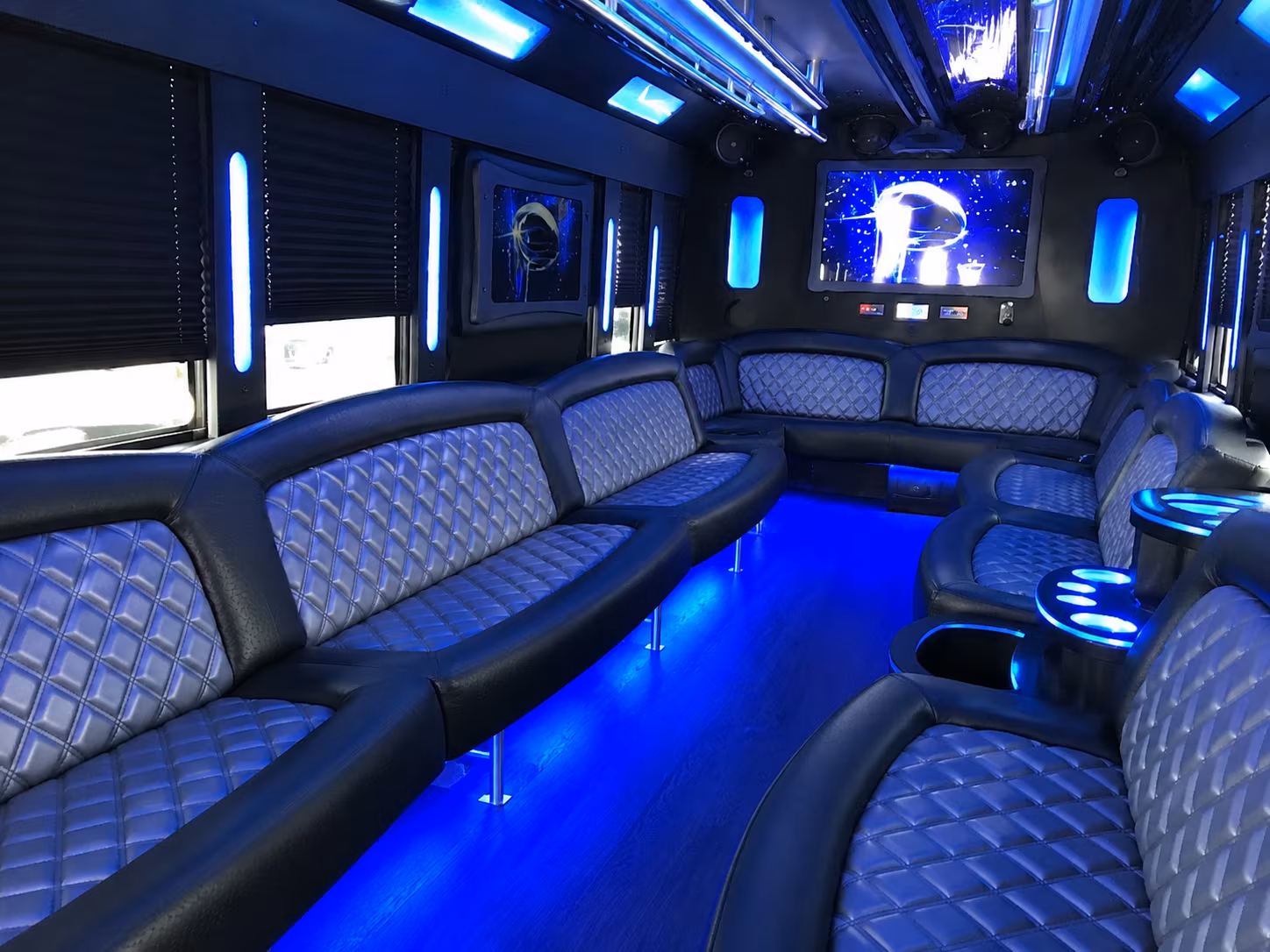 San Jose Bachelor & Bachelorette Transportation party bus exterior