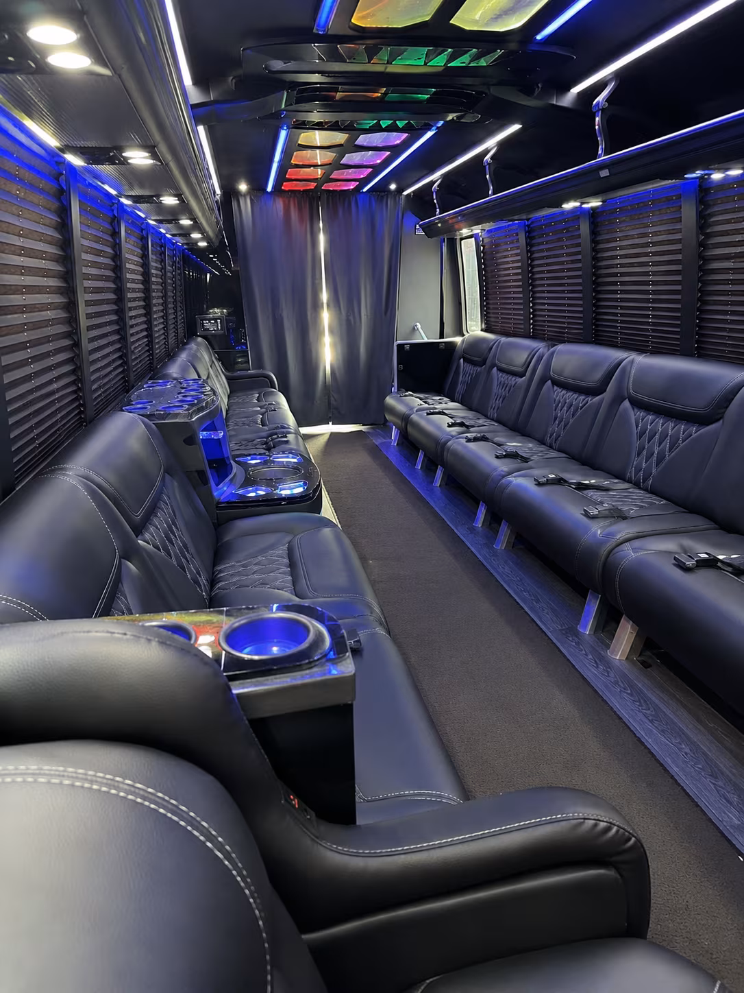 San Jose Concert & Music Festival Transportation party bus exterior