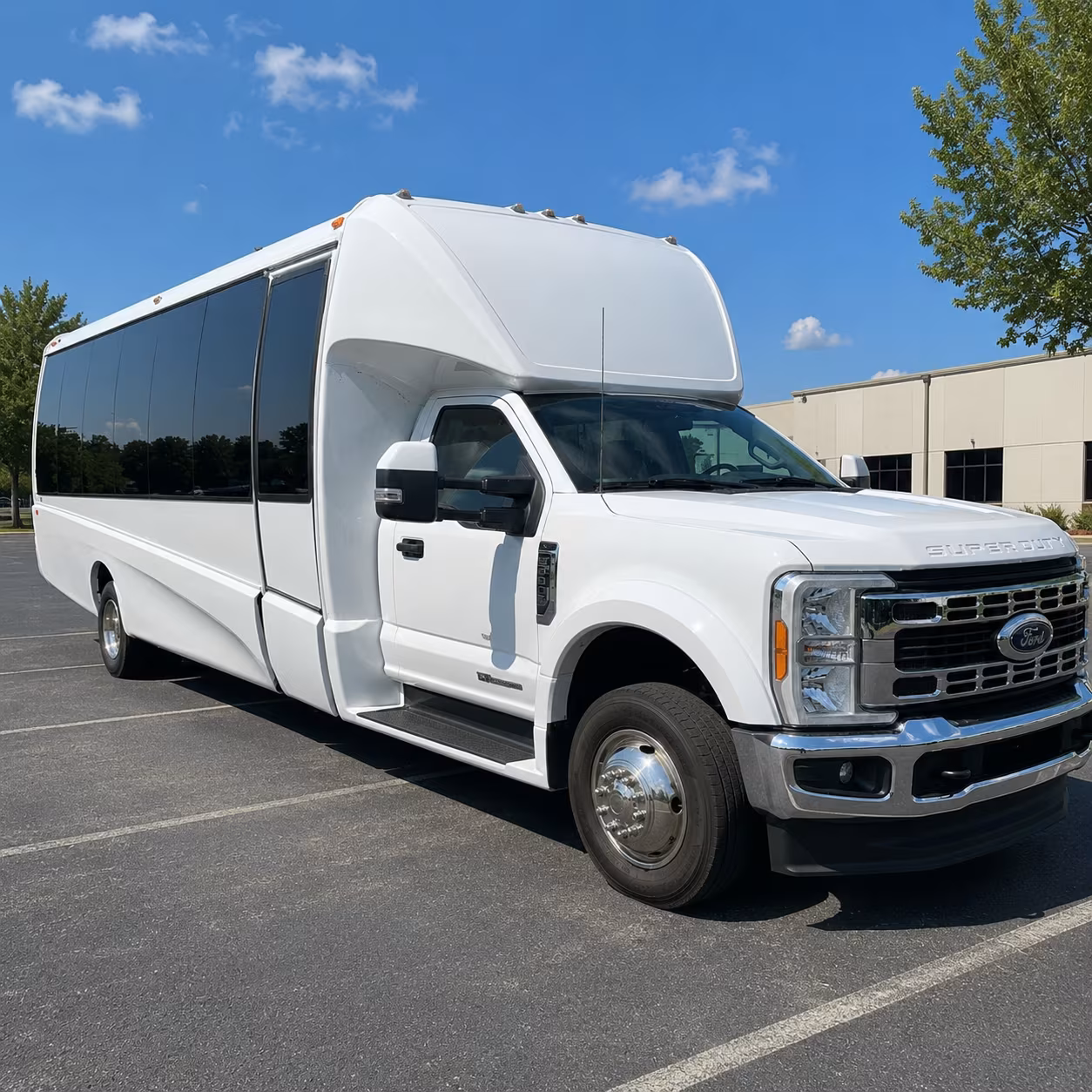 San Jose Corporate Transportation party bus exterior