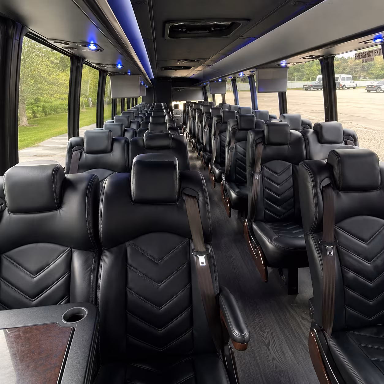 San Jose Corporate Transportation party bus exterior