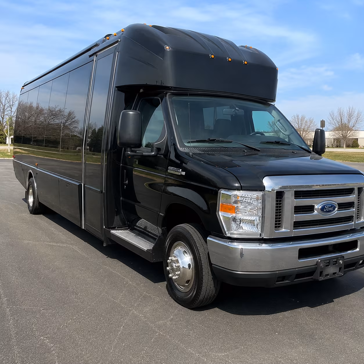 San Jose Private Event Transportation party bus exterior