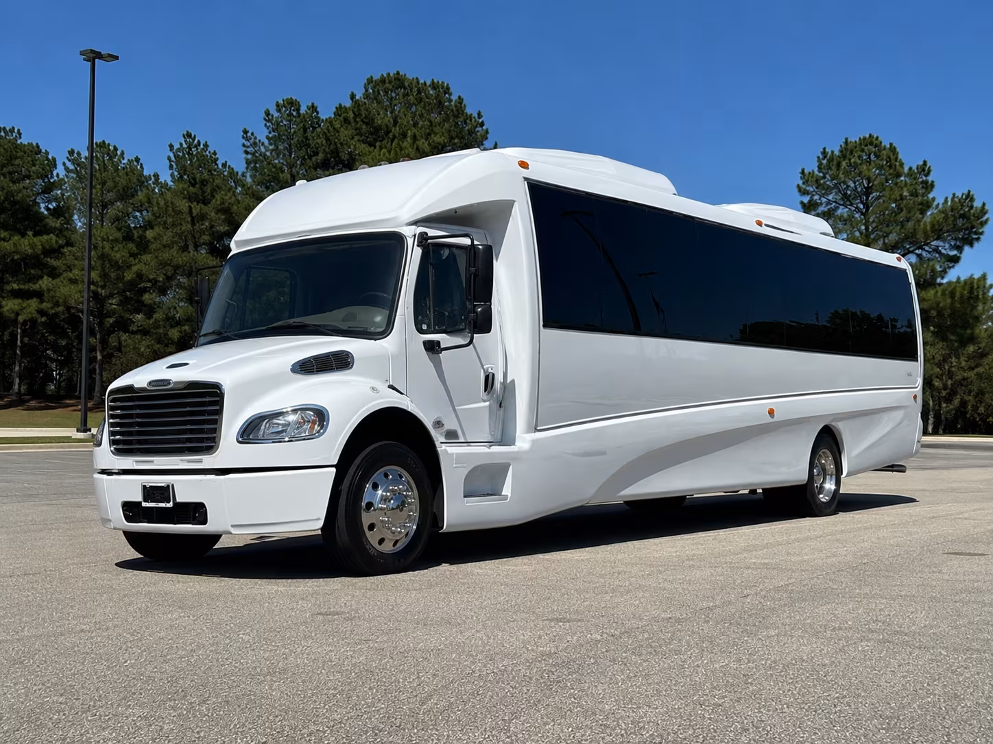 San Jose Private Event Transportation party bus exterior