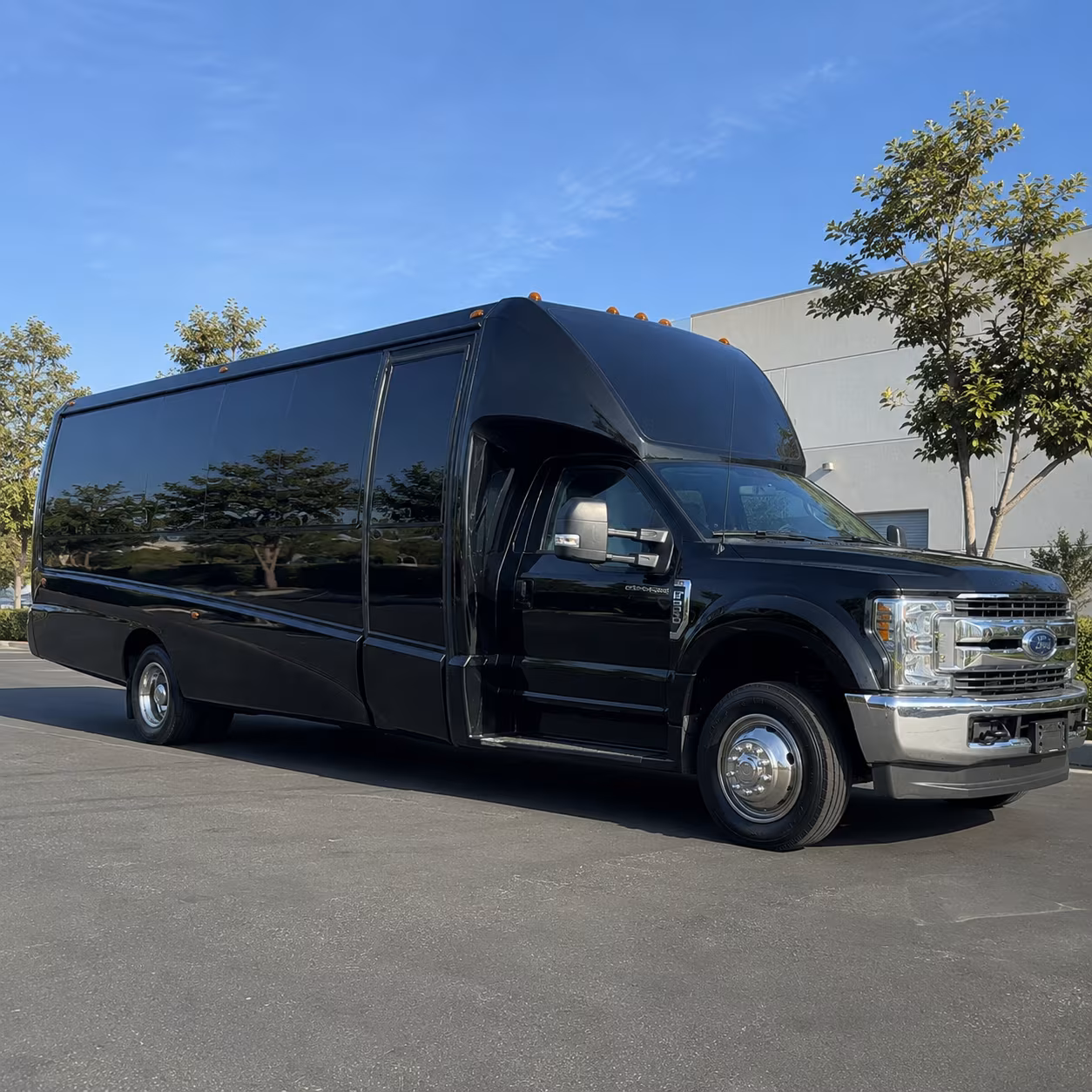 San Jose Prom & Homecoming Transportation party bus exterior