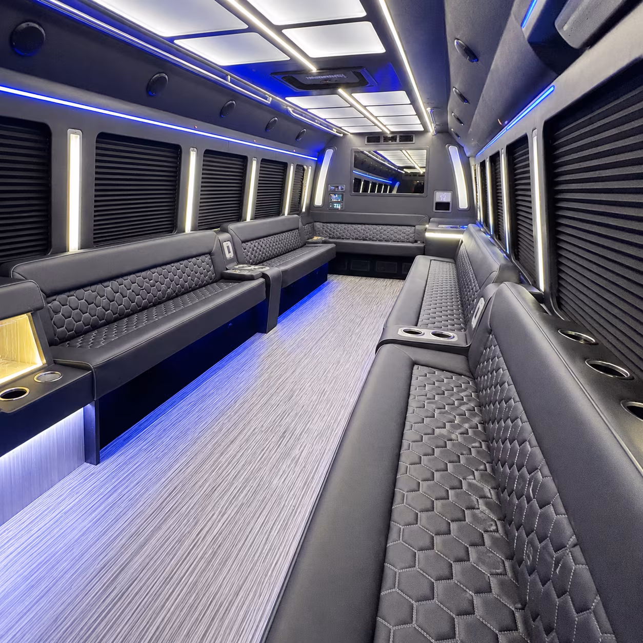 San Jose Prom & Homecoming Transportation party bus exterior