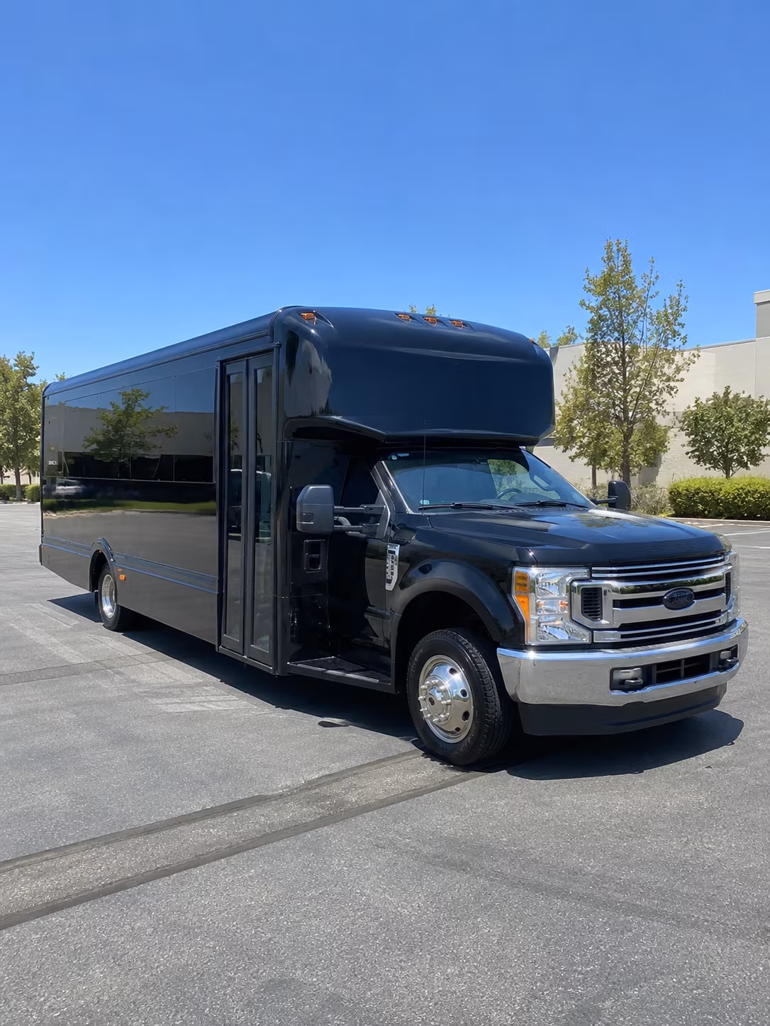 San Jose Sporting Event Transportation party bus exterior