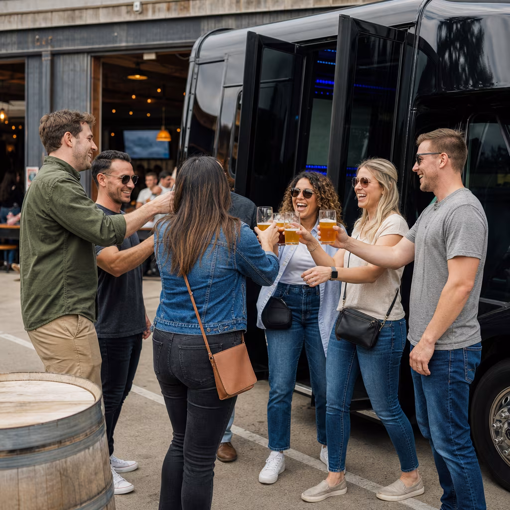 San Jose Winery Tour & Pub Crawl Transportation